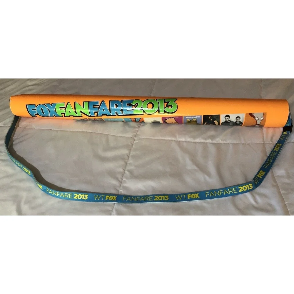SDCC 2013 Swag Bag Poster‎ Holder Exclusive Fox Fan Fare Party Favor Comic Con